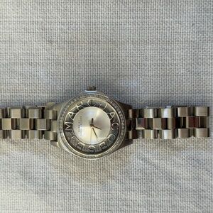 Marc Jacobs MBM3337 Henry Transparent Stainless Steel Silver Women’s Watch